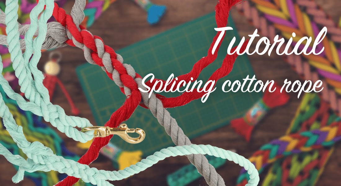 Splicing rope for making a dog leash Tutorial