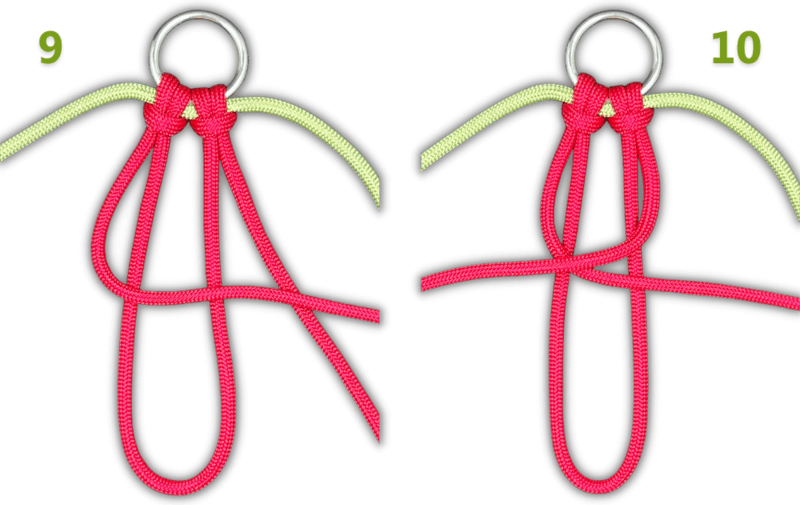 Make your own Paracord Keychain Flower