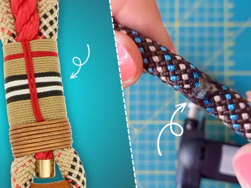 Fusing Dog Leash rope together without a bump | Video tutorial