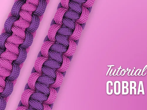 Make a bracelet with the cobra knot | Tutorial