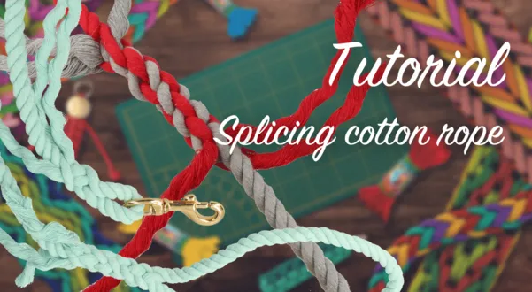 How to splice rope to make a cotton dog leash