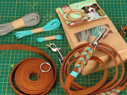 Make your own leather dog lead with the bleed knot | Tutorial