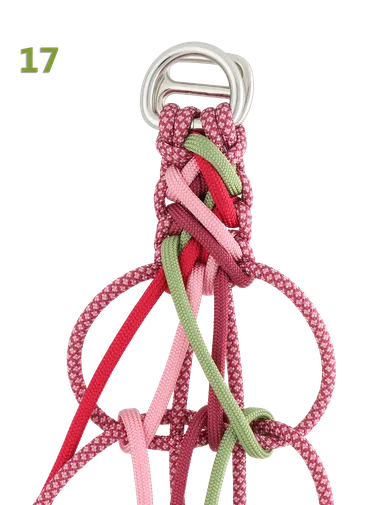 red paracord knot