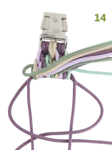 6 colours cord tutorial