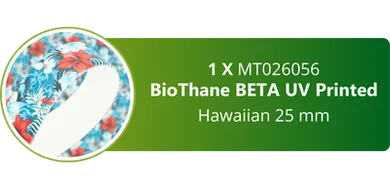 BioThane BETA Hawaiian 25 mm UV Printed