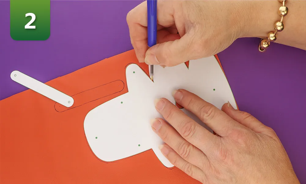 nappa leather poop bag holder tutorial