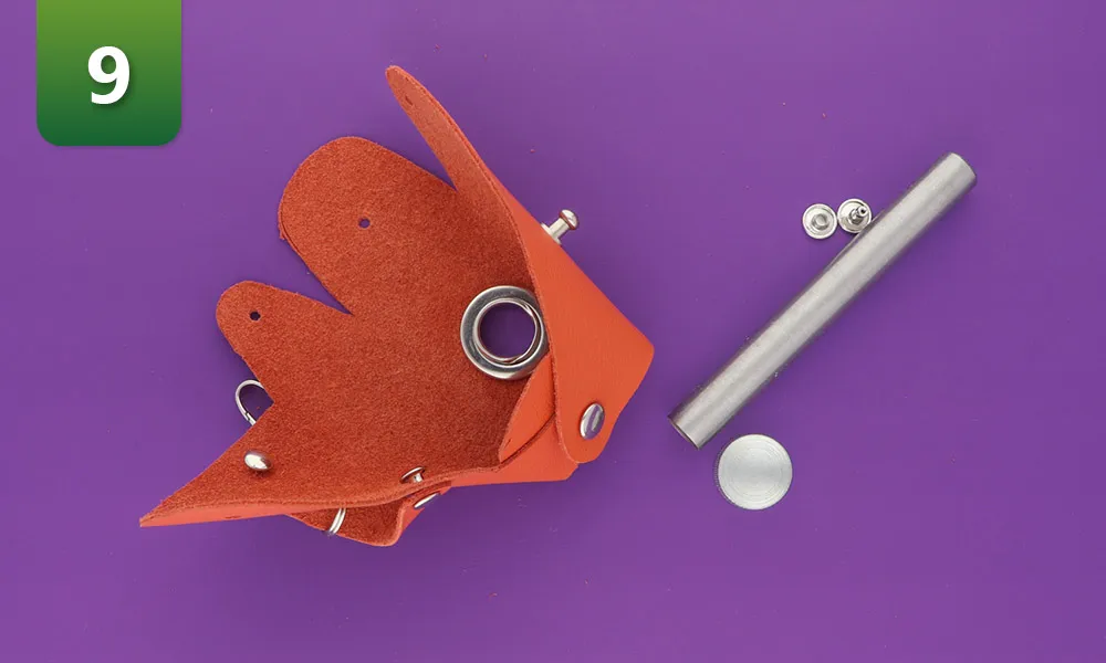 DIY poop bag holder tutorial last step